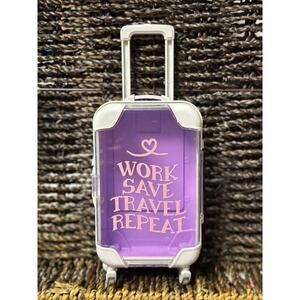 Purple Work Save Travel Repeat Mini Luggage